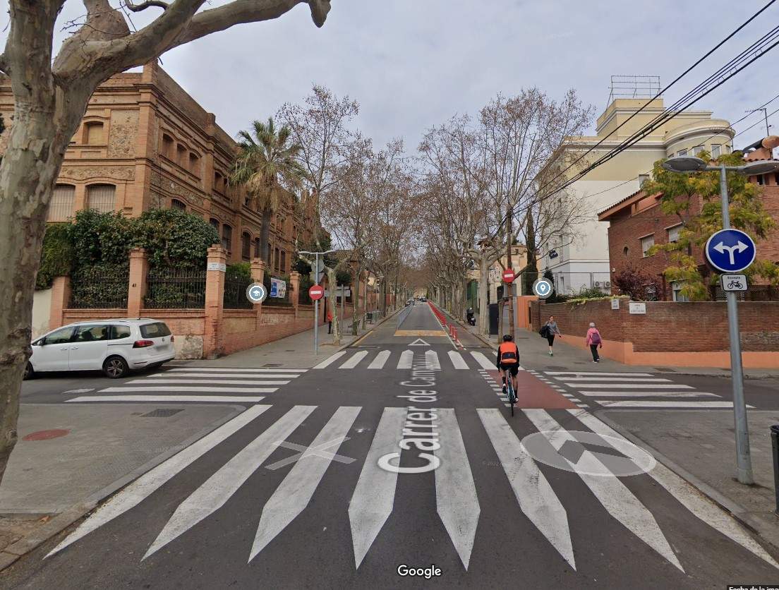 Barcelona cambiará el sentido del tráfico de las calles Campoamor y Eduard Toda, en el núcleo de Horta