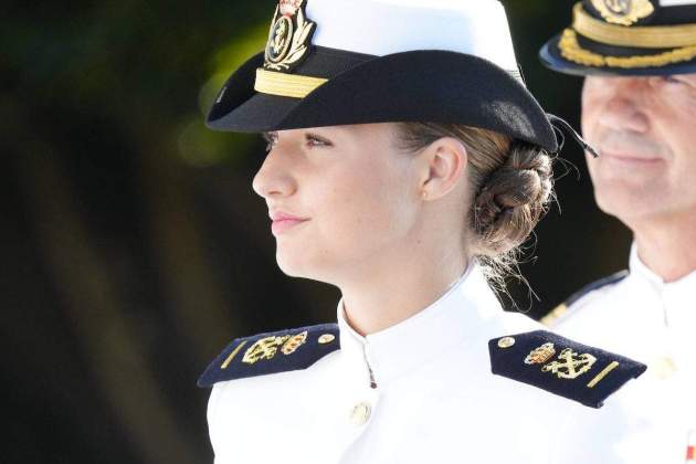 Leonor en la escuela naval de Marin