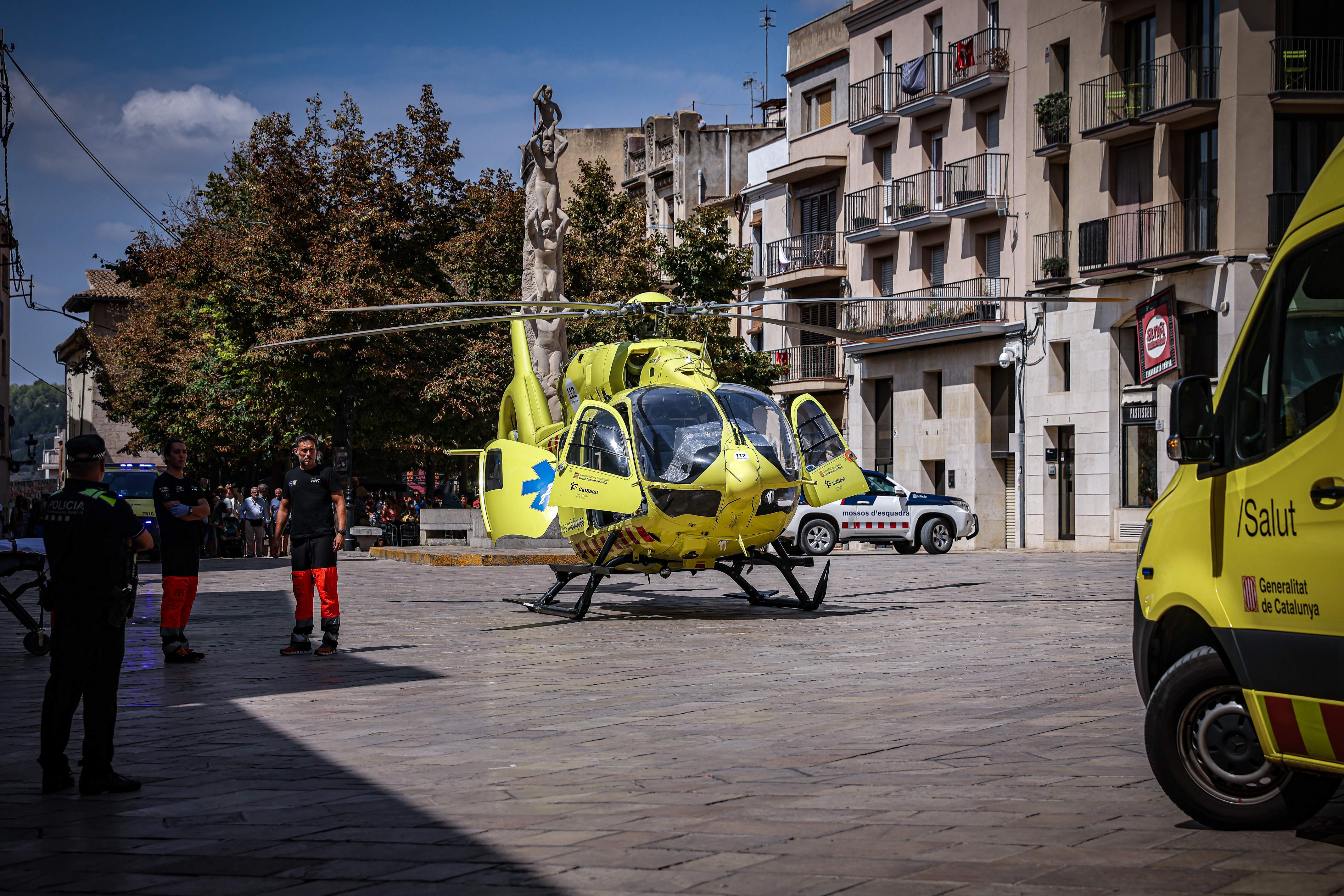 Indignación por la retirada del helicóptero del SEM en Móra: "Es un riesgo para la vida de muchas personas"