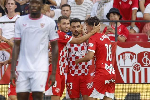 Iván Martín gol Girona Sevilla / Foto: EFE