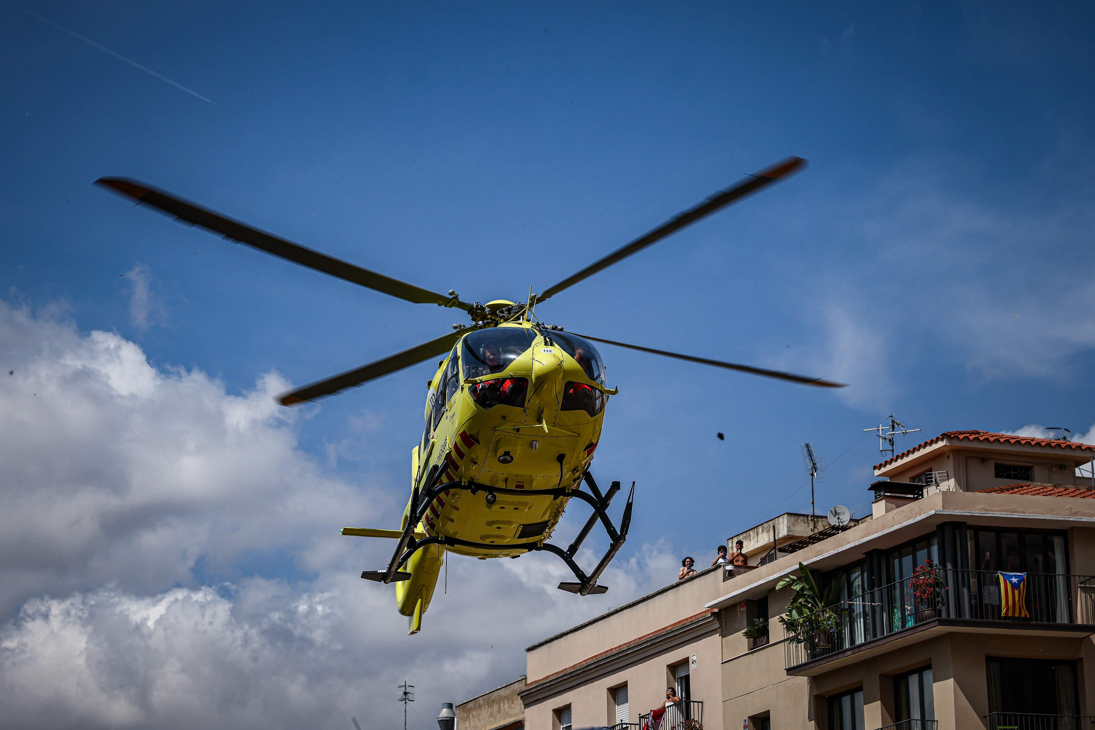 La castellera herida en la Diada de Sant Fèlix abandona la UCI y pasa en planta