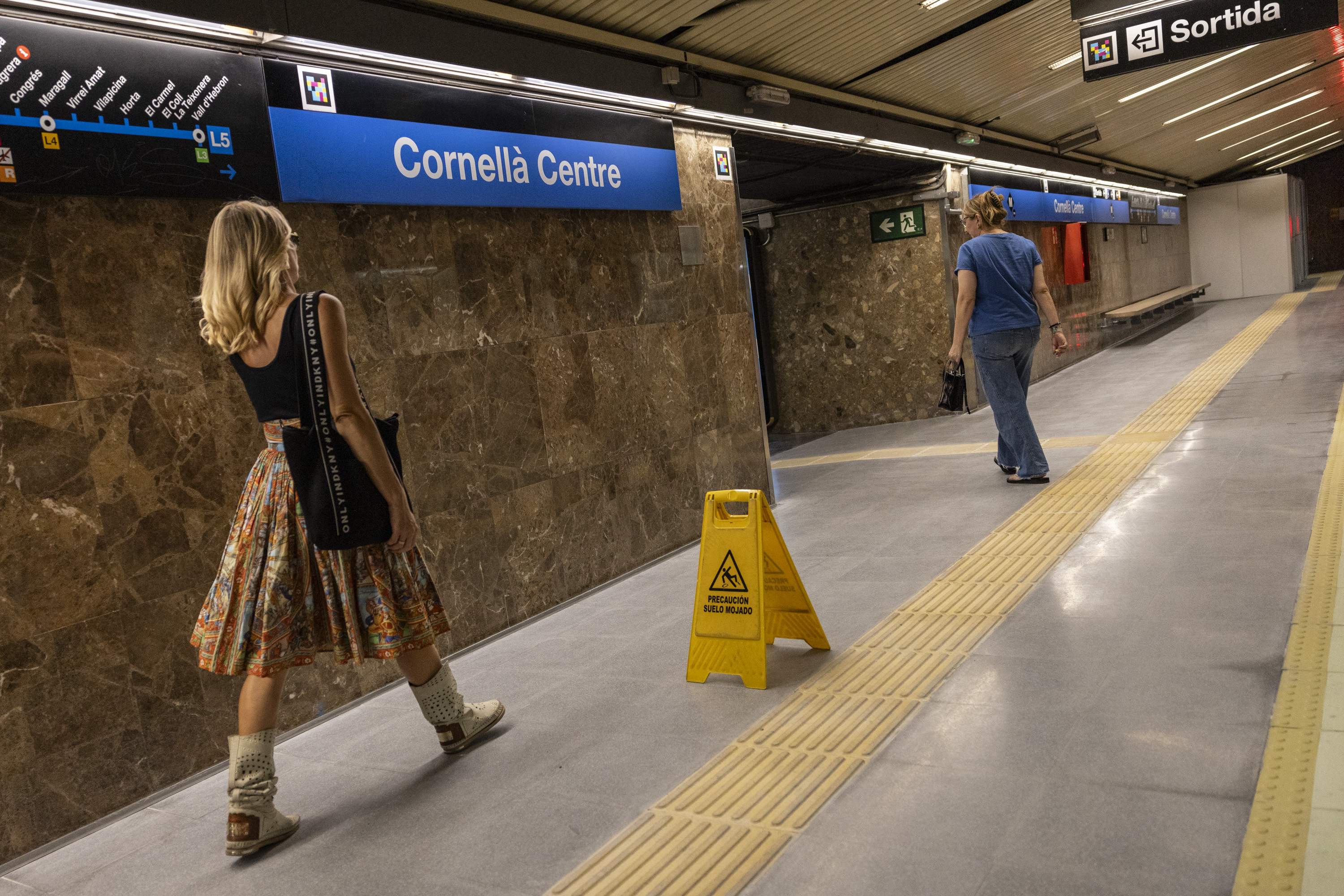 Afectacions al Metro de Barcelona pel temporal: tallada l'L9 a l’aeroport