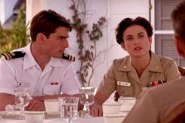 Tom Cruise de blanco a Algunos hombres buenos