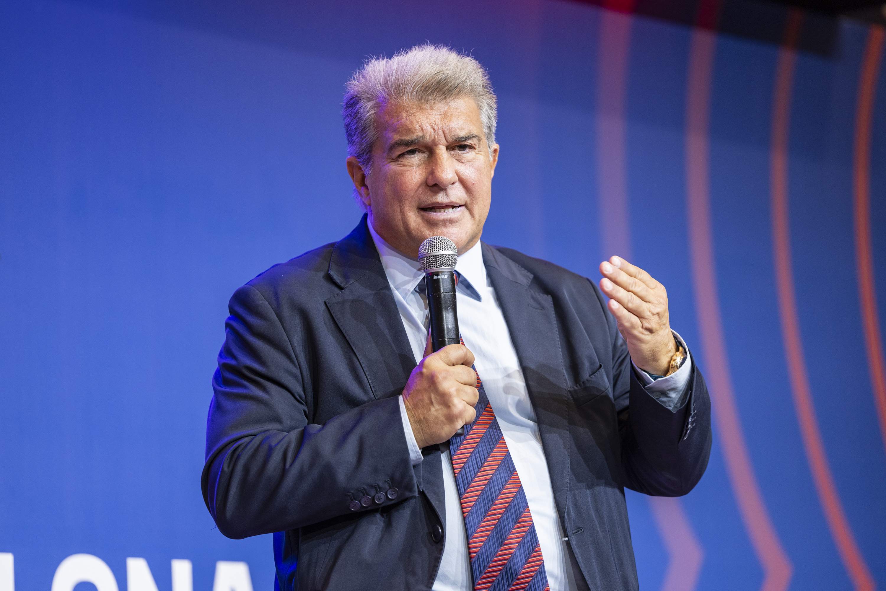 Joan Laporta: "Estem a 60 milions de la regla 1:1"