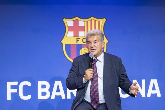 Rueda prensa FC Barcelona Joan Laporta Fichajes contratos Barça / Foto: Carlos Baglietto