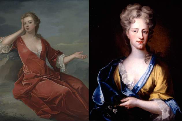 Sarah Churchill y Abigail Hill. Fuente National Portarit Gallery