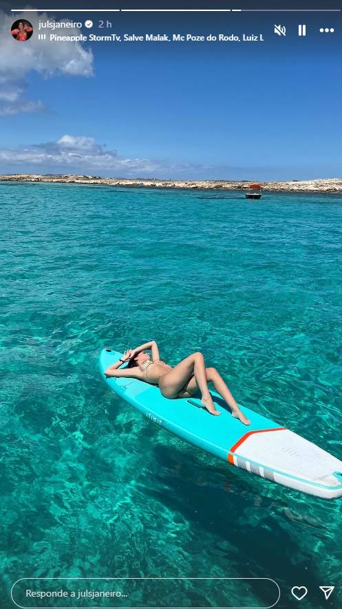 Julkia Janerio con el padre infartado, Instagram