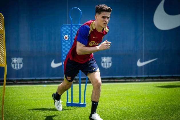 Pablo Gavi entrenament Barça / Foto: FC Barcelona