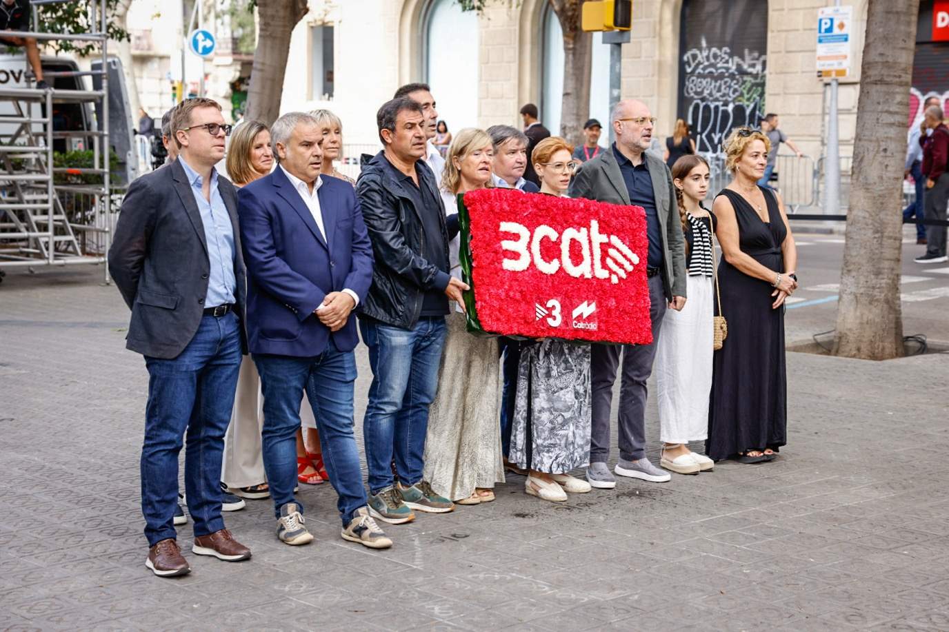 Diada 11S 2024 Ofrena Floral a Rafael Casanova 3cat / Foto: Carlos Baglietto