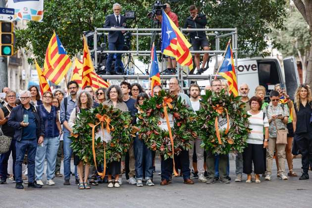 Diada 11S 2024 Ofrena Floral a Rafael Casanova Omnium Xavier Antich / Foto: Carlos Baglietto