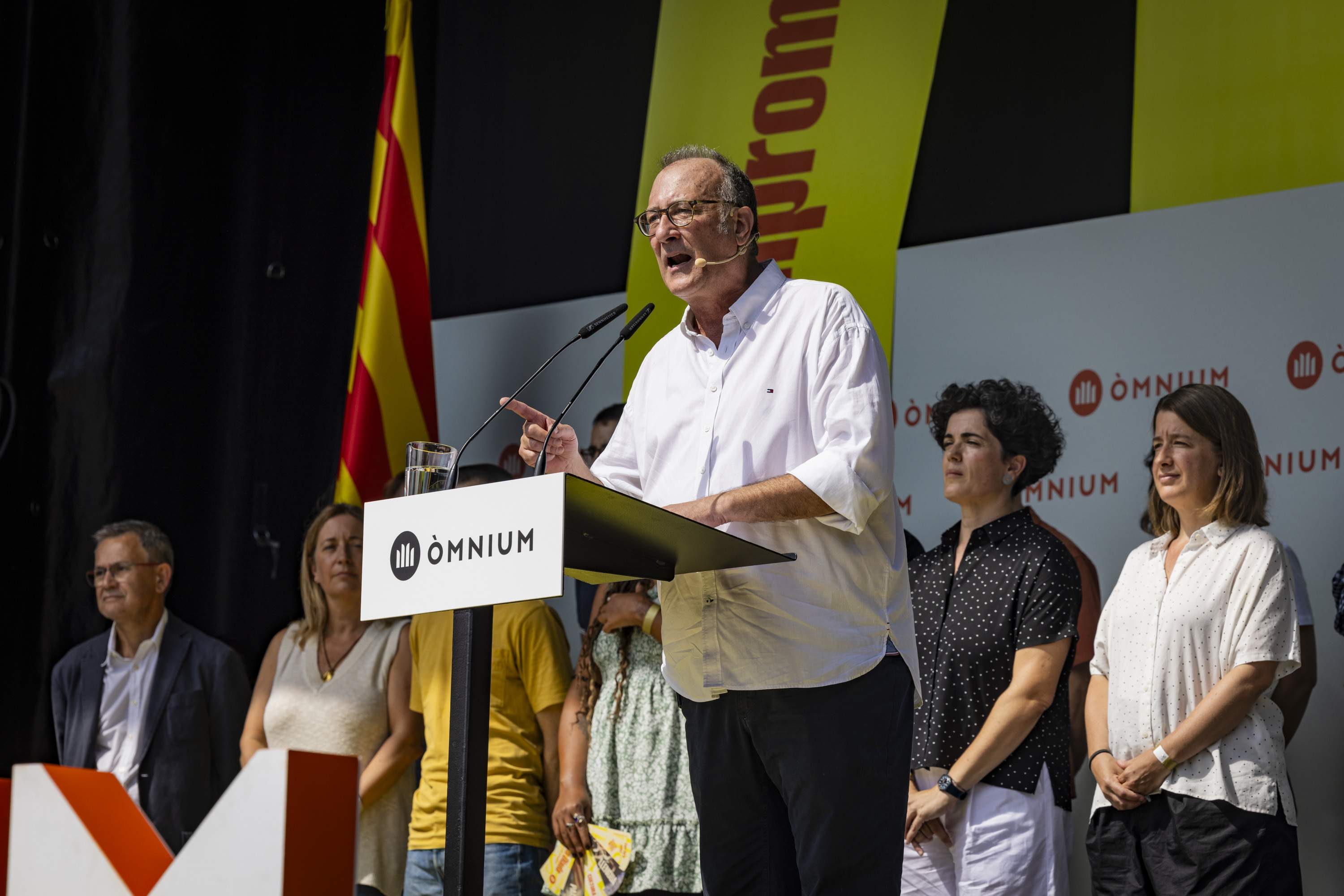 20240911 Diada 2024 Acto Omnium Arc de Triomf Xavier Antich / Foto: Carlos Baglietto