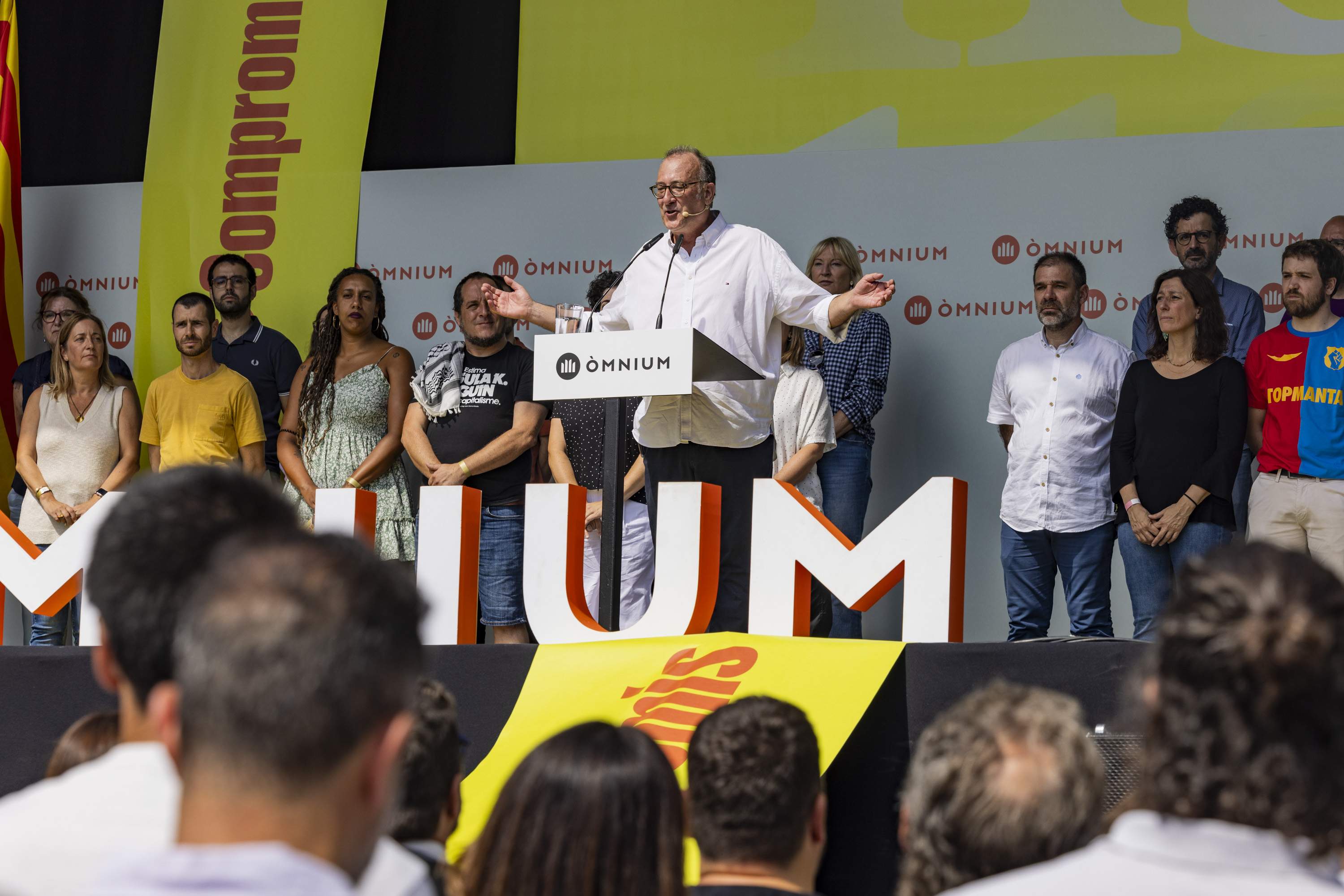 20240911 Diada 2024 Acto Omnium Arc de Triomf Xavier Antich / Foto: Carlos Baglietto