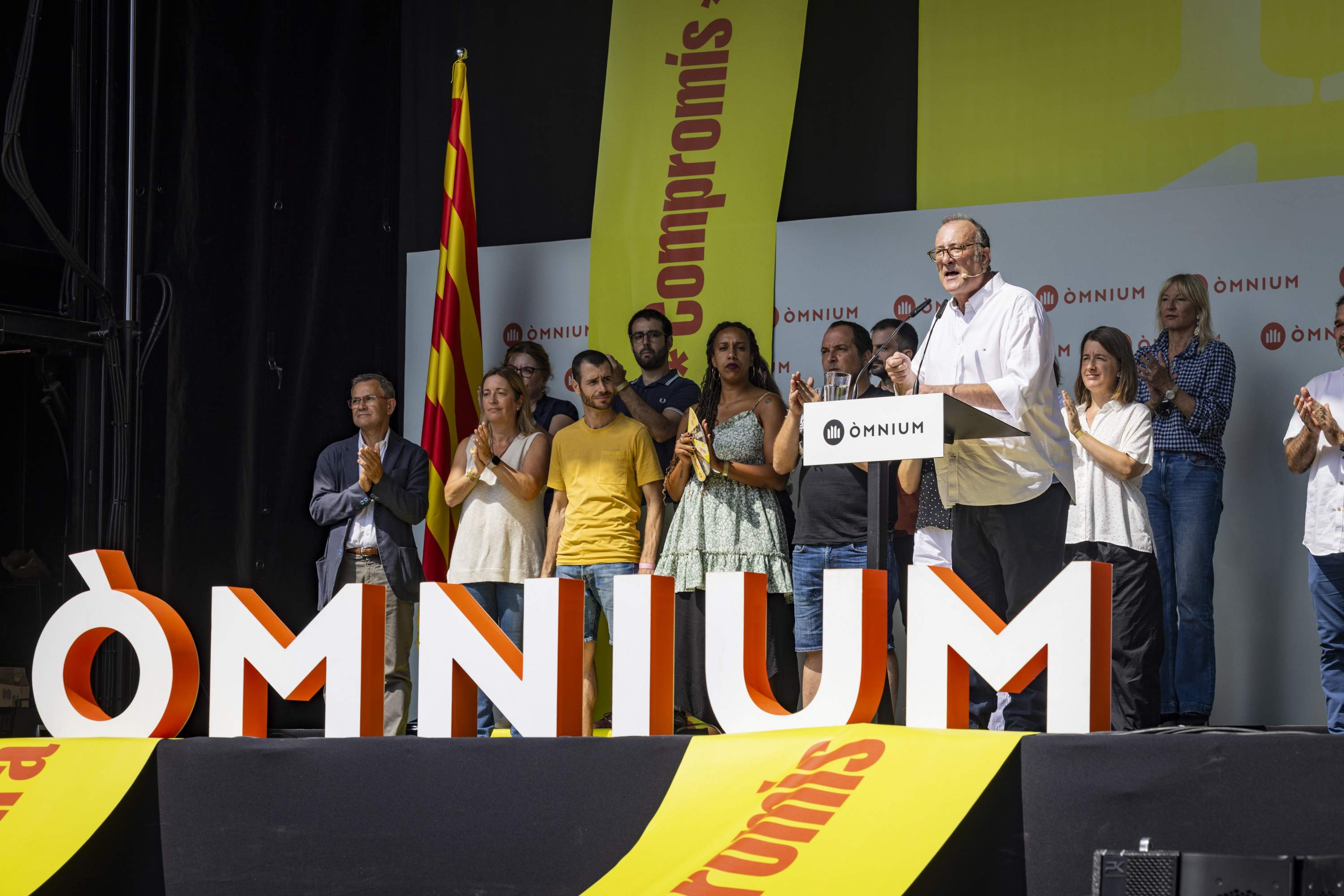 Òmnium lleva al TEDH la exclusión de las entidades pro catalán en la causa del 25% en la escuela