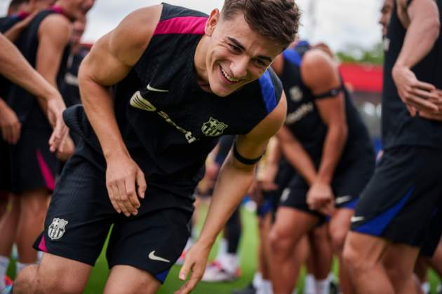 Pablo Gavi entrenamiento Barça / Foto: FC Barcelona