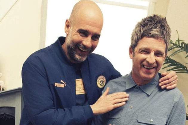 Pep Guardiola Noel Gallagher Manchester City