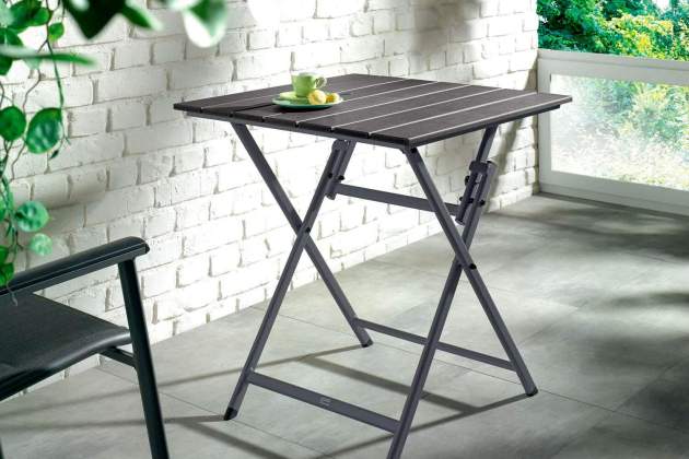 Mesa plegable gris Valencia1