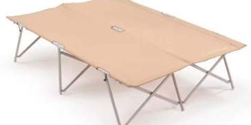 Cama plegable catre para camping 2 personas