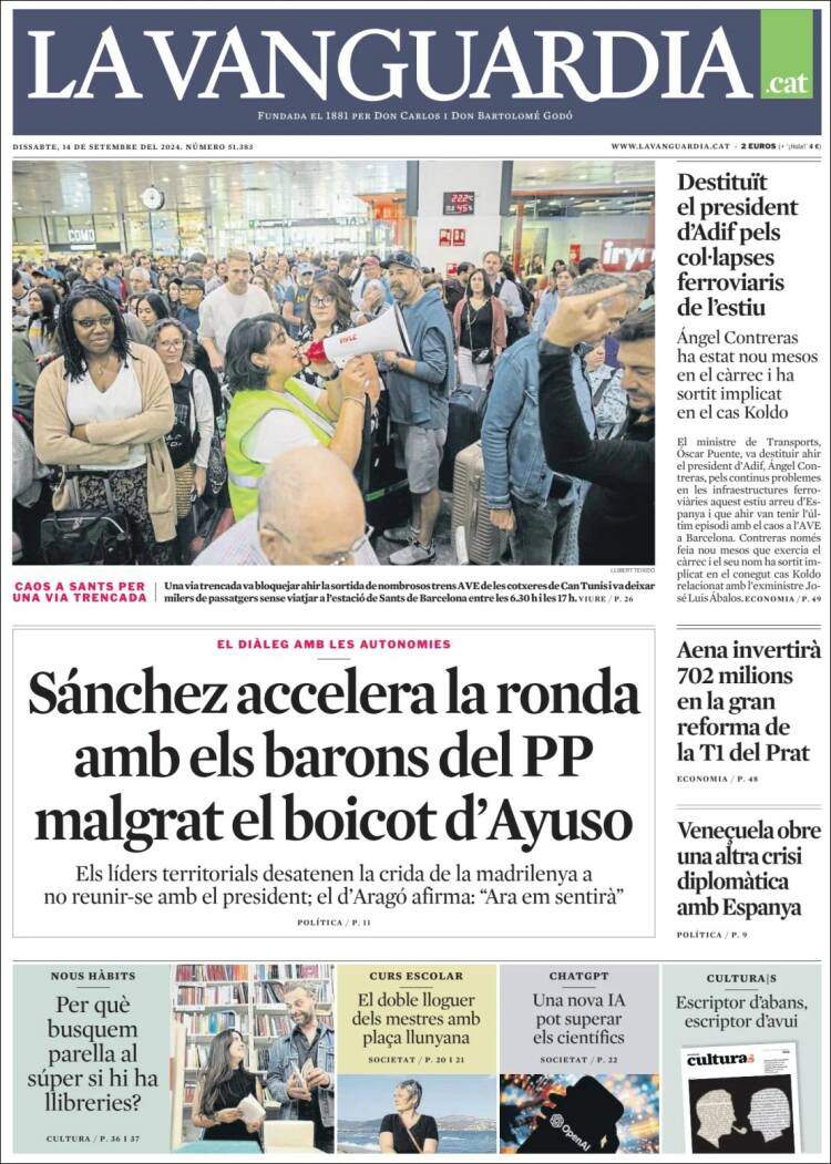 'La Vanguardia' 14 CAT