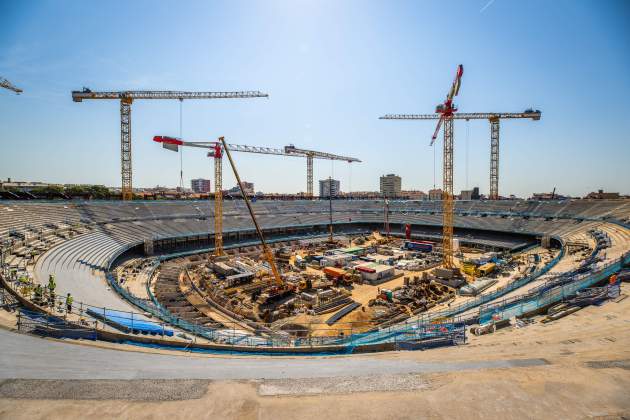 Obres Camp Nou / Foto: Europa Press