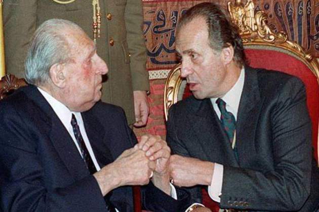 Juan de Borbón y Juan Carlos I