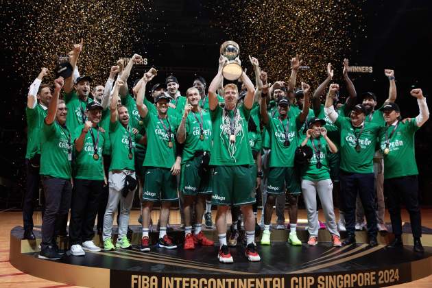 Unicaja de Málaga, campeones de la Intercontinental Lagar 2024 / Foto: EFE