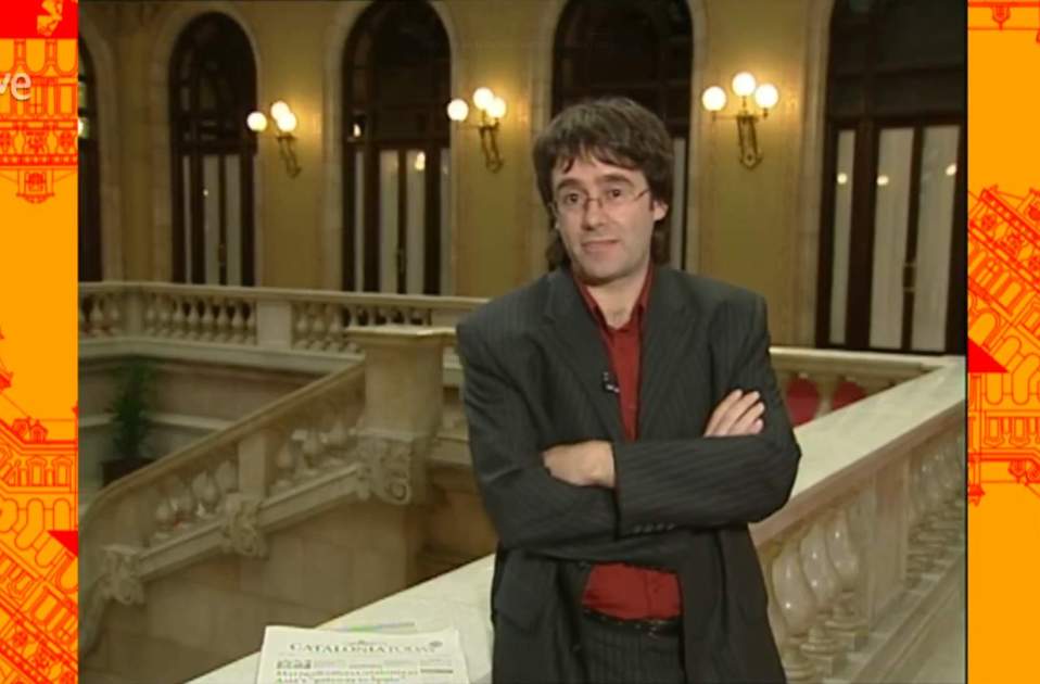 Carles Puigdemont, periodista a 135 escaños, TVE 2004