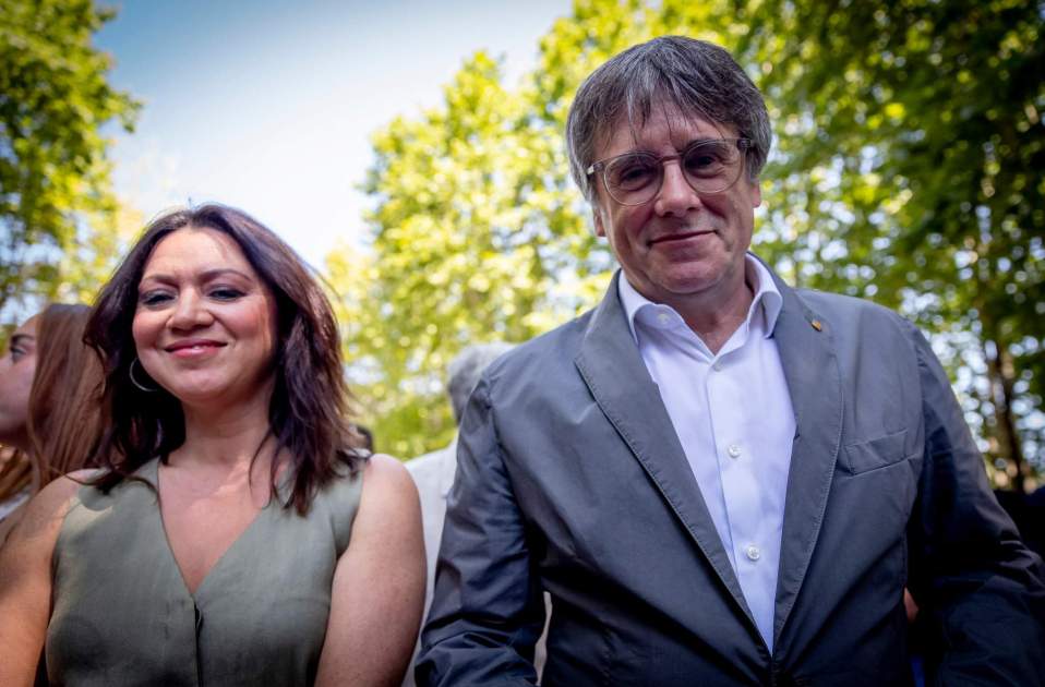 Carles Puigdemont y Marcela Topor, GTRES