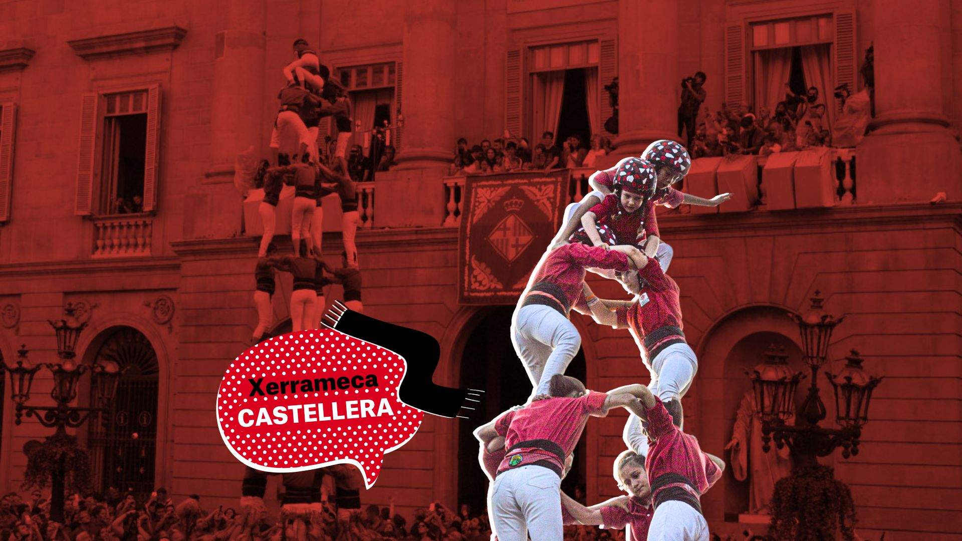 Així van arribar els castells a Barcelona: ja se'n feien al segle XIX