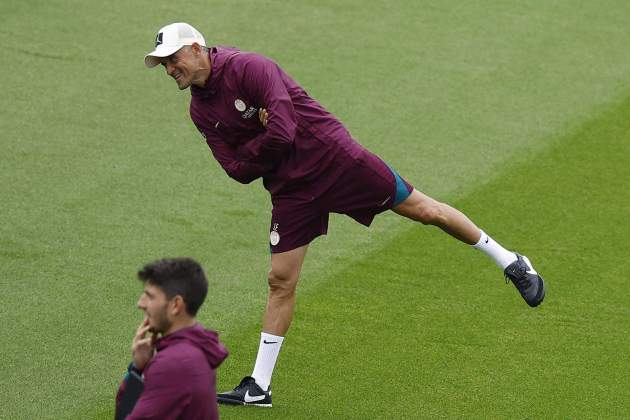 Luis Enrique PSG entrenament EFE