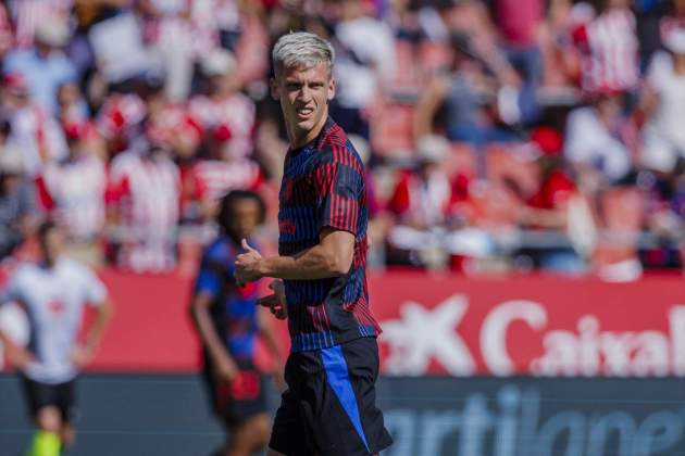 Dani Olmo entrenament Barça / Foto: Europa Press