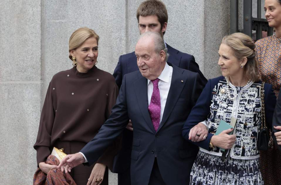 Juan Carlos, Elena y Cristina, juntos, GTRES