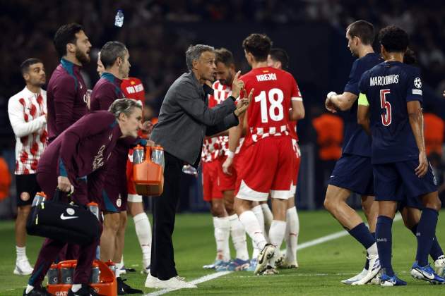 Luis Enrique Martínez PSG Girona / Foto: EFE