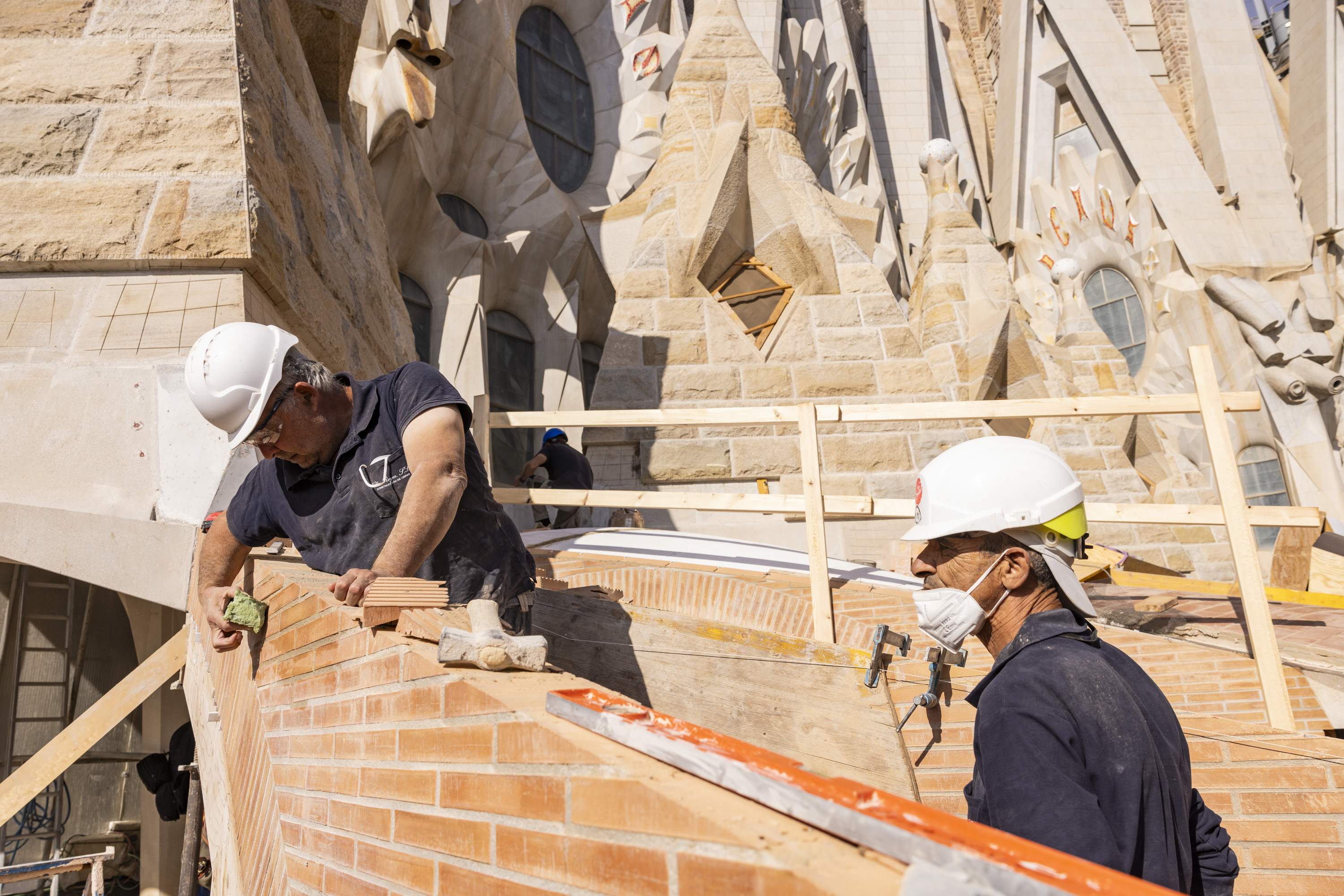 ‘Work in  progress’: així avancen les obres a la Sagrada Família