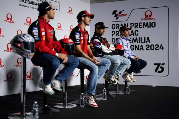 Rueda de prensa previa al Gran Premio de la Emilia Romagna / Foto: EFE