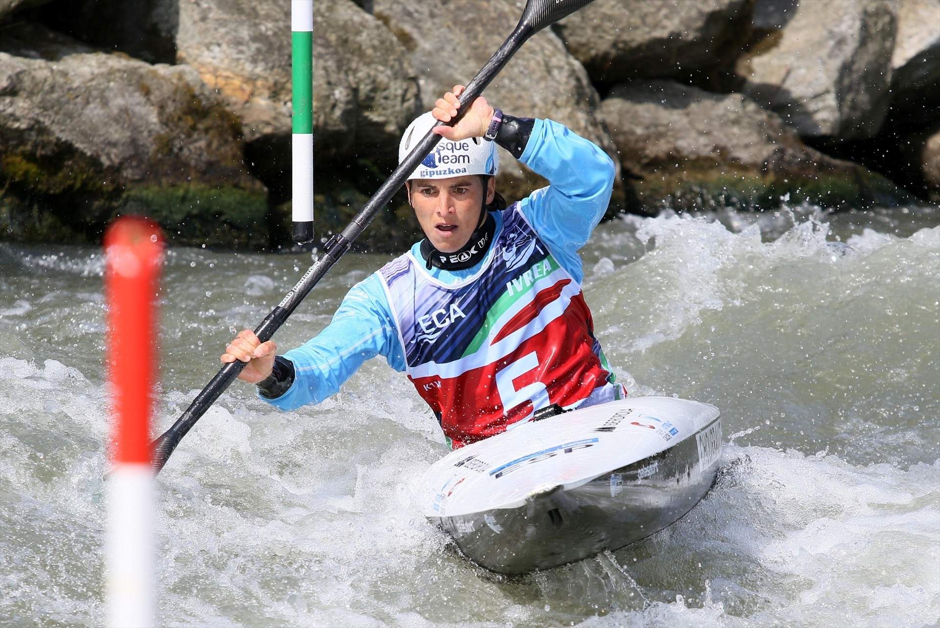 Maialen Chourraut es corona campiona del món de K1 a la Seu d'Urgell