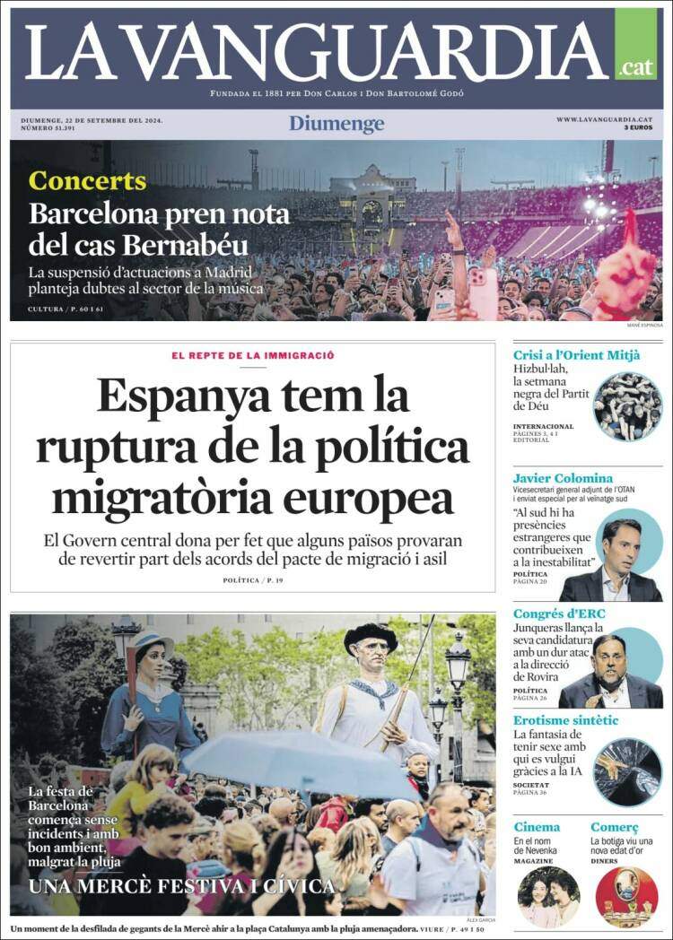 'LA VANGUARDIA' 22 CAT