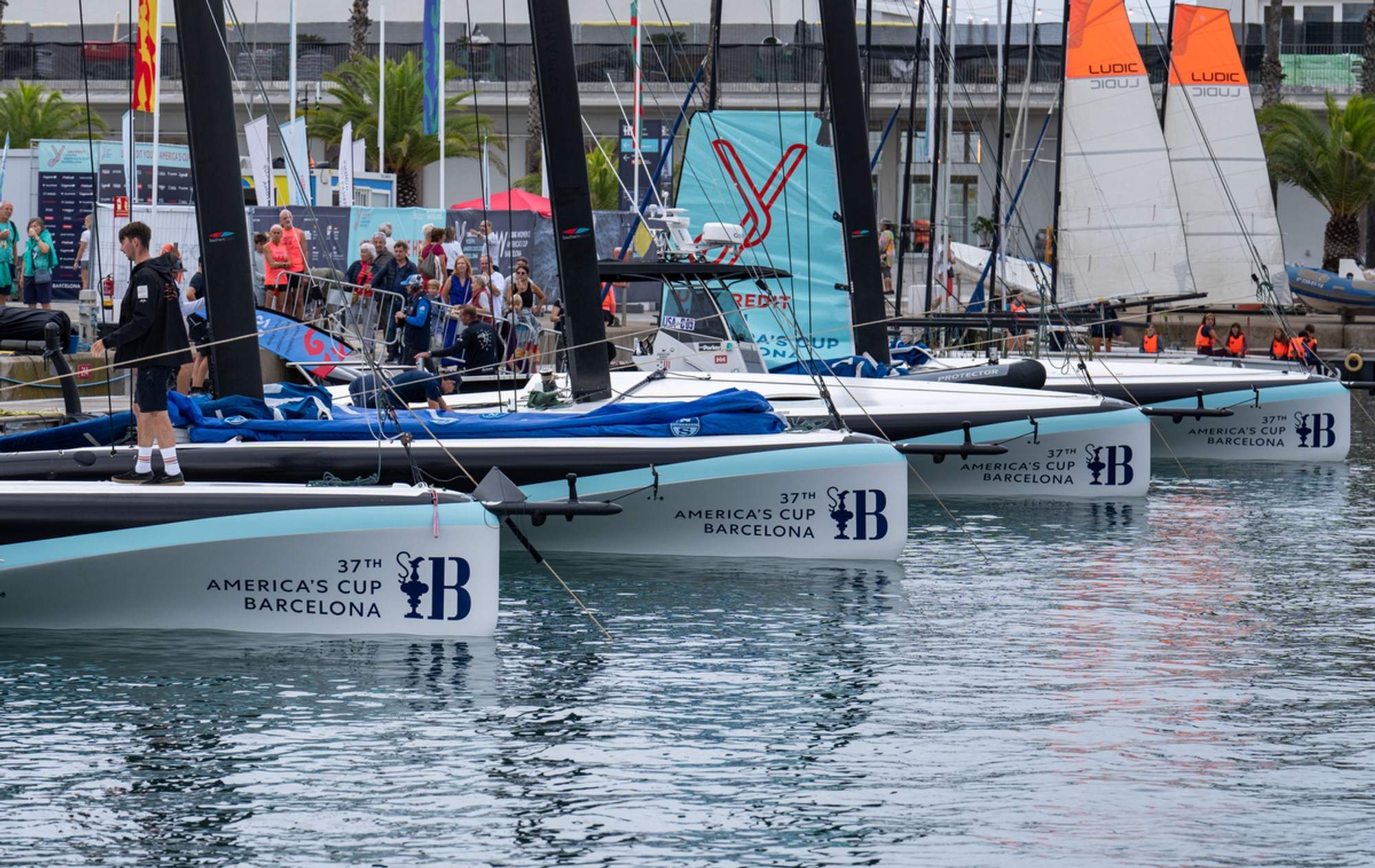 La lluvia y la falta de viento posponen la quinta jornada de la UniCredit Youth America's Cup