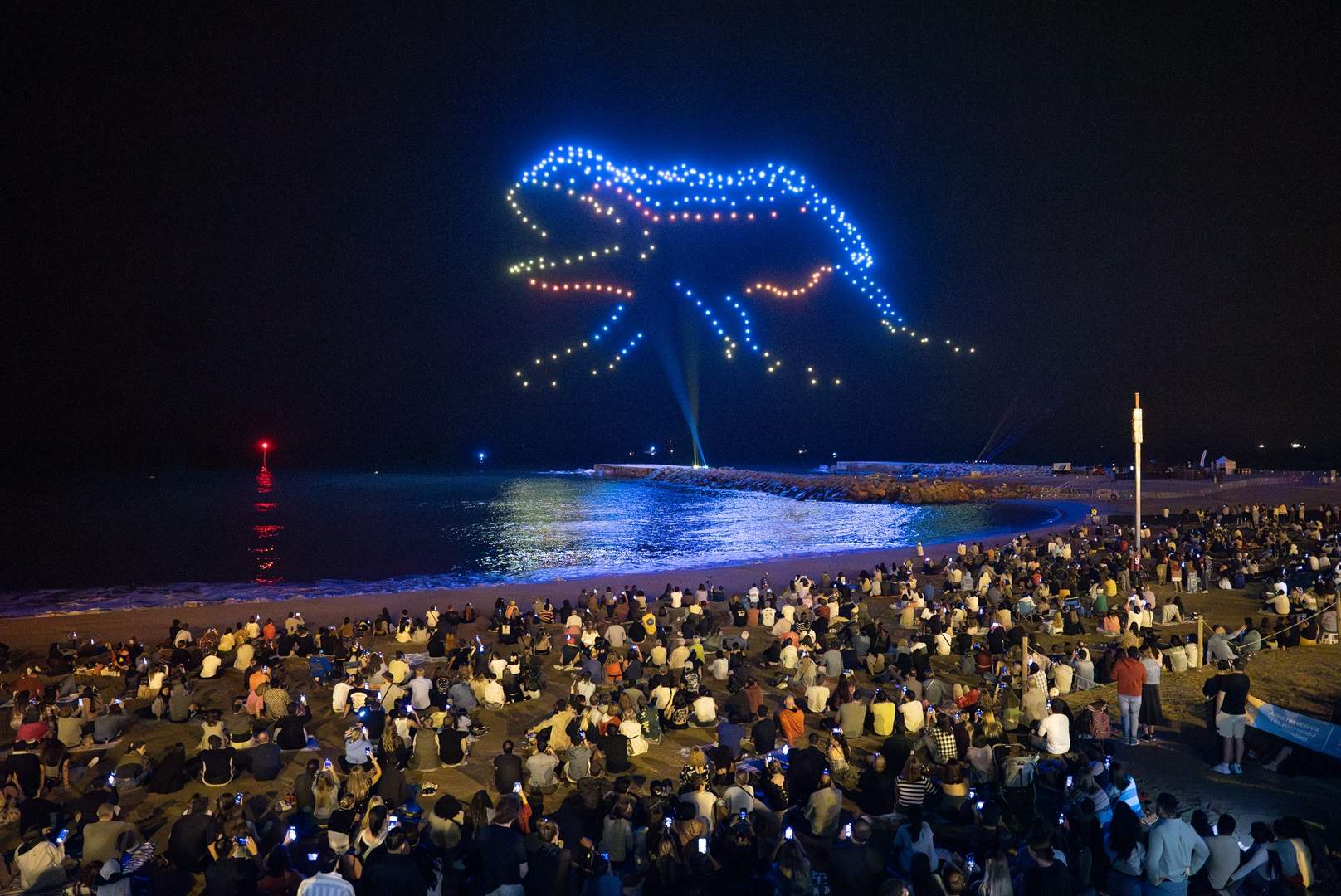 ‘Formes de Barcelona’, així és l’enlluernador espectacle de drons de la Mercè 2024