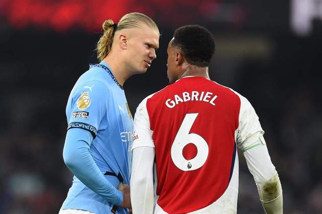 Erling Haaland Gabriel Manchester City Arsenal Europa Press