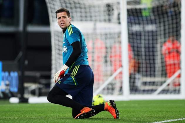 Wojciech Szczesny escalfament Juventus / Foto: Europa Press - Federico Proietti