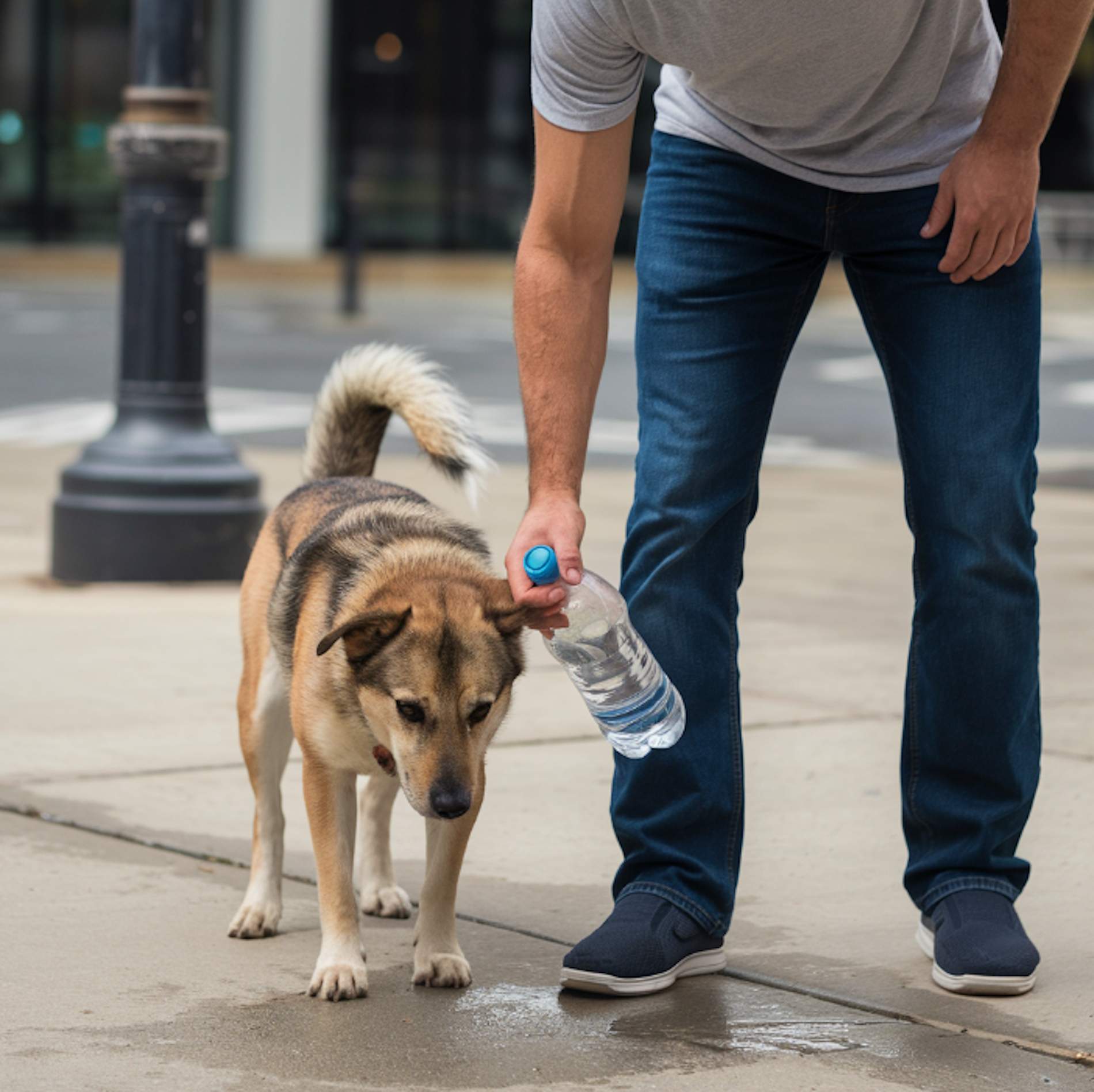 Barcelona obligará a limpiar la orina de los perros en la calle