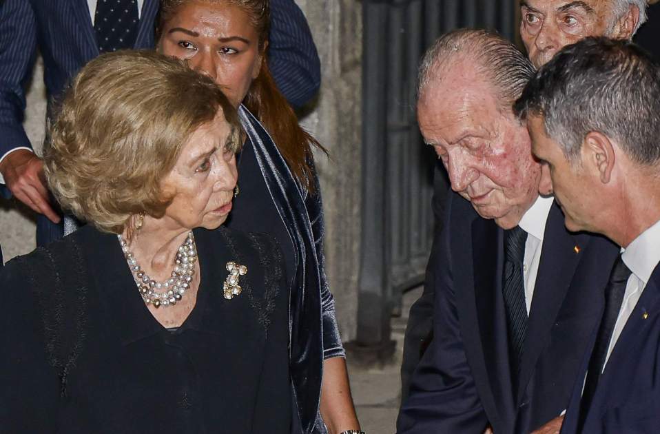 Juan Carlos Sofía funeral Juan Gómez Acebo, 2024 GTRES