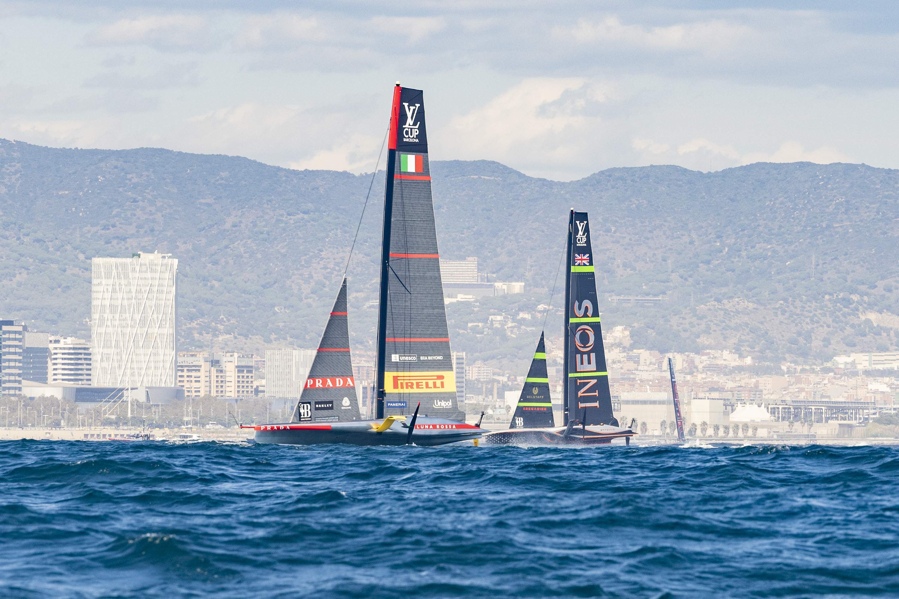 Màxima igualtat entre Luna Rossa i INEOS Britannia a la final de la Louis Vuitton Cup