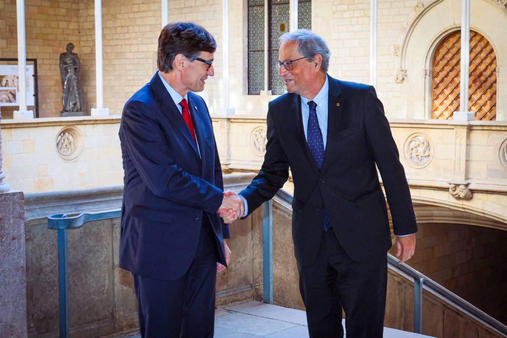 Salvador Illa es reuneix amb Quim Torra