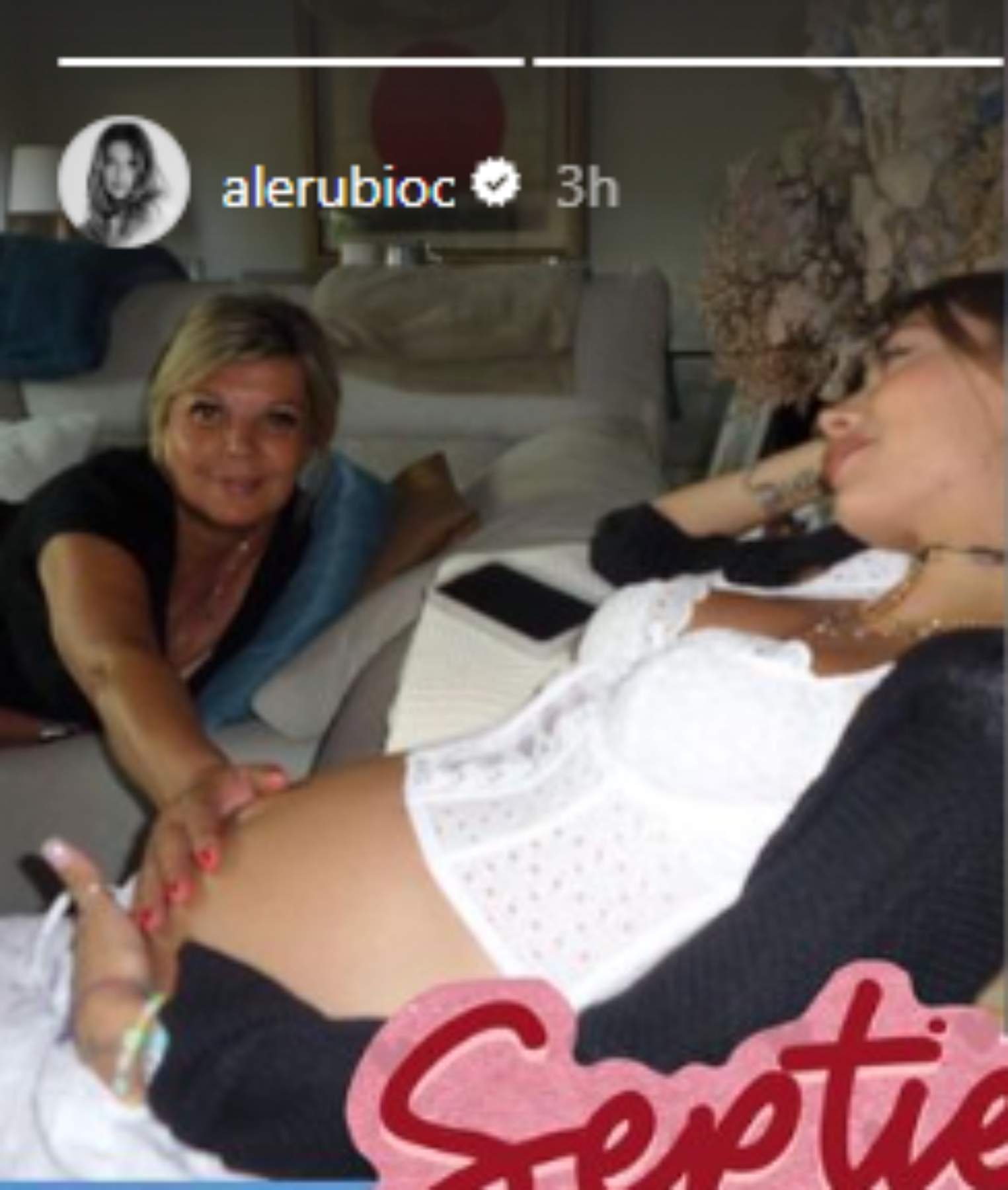 Alejandra Rubio i Terelu Campos, primera foto ajuntis embaras / Instagram