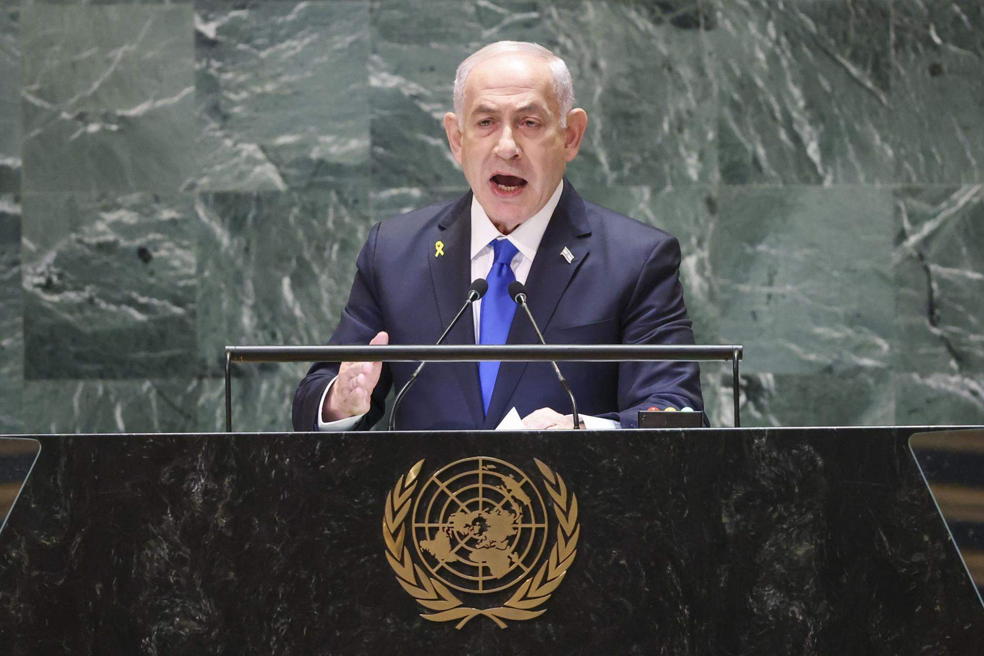 Netanyahu, ante la ONU: "Israel está en guerra luchando por su vida"