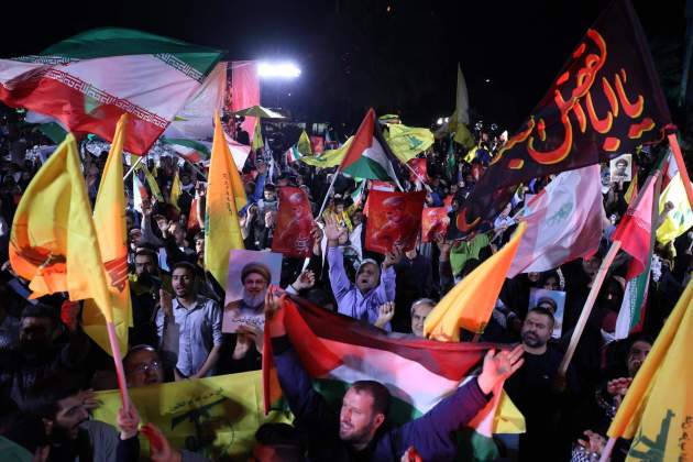 Celebraciones Teherán ataque Irán contra Israel / Efe