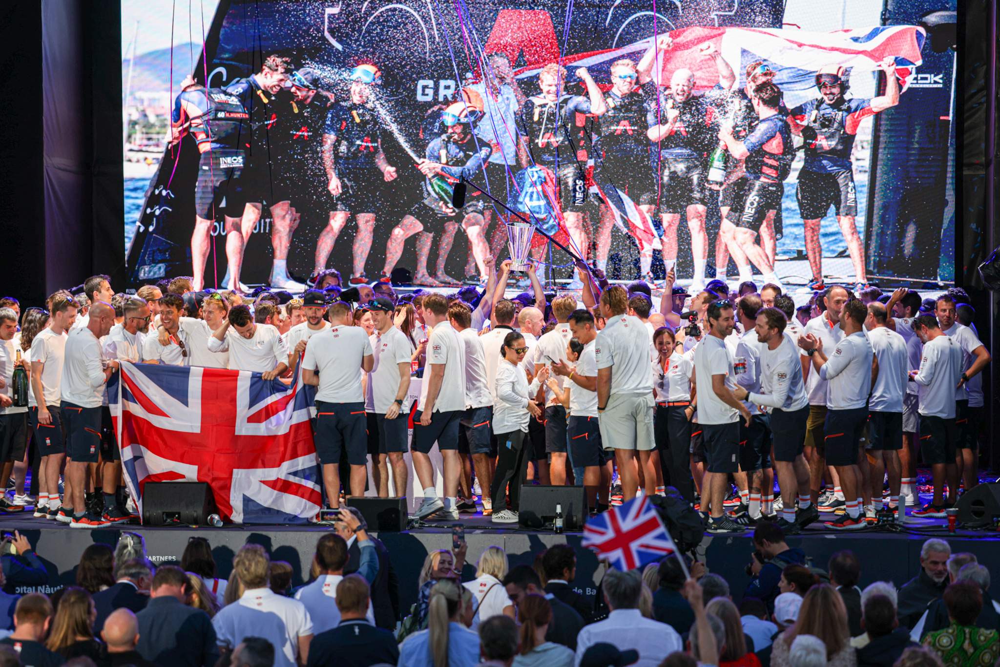 Una celebración que ha esperado 60 años: el INEOS Britannia ya sueña con la Copa América de vela