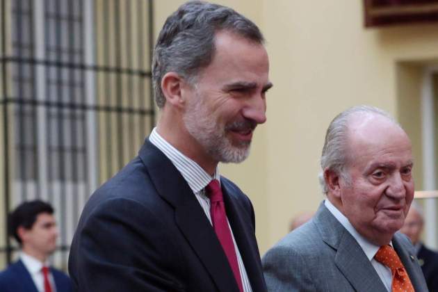 Felipe VI y Juan Carlos I