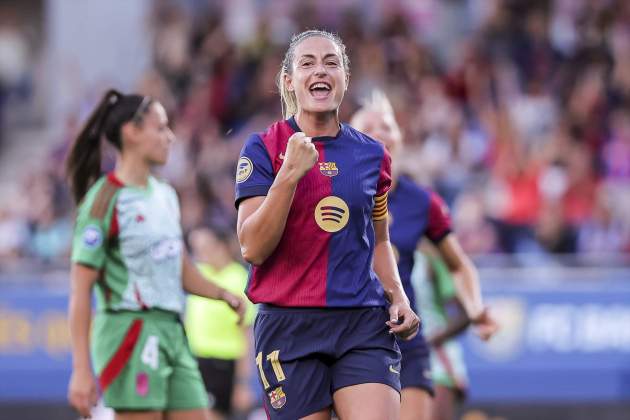 Alexia Putellas celebración gol Barça femenino / Foto: Europa Press